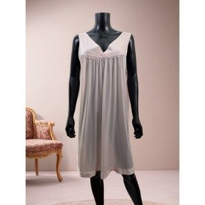 Vanity Fair Vintage Pink‎ Nylon Nightgown XL Made in USA